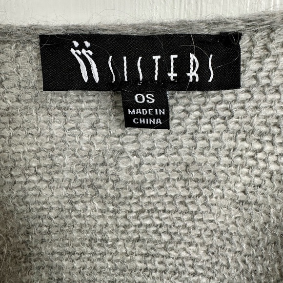 Sisters Twist Front Mohair Blend Long Sleeve Sweater  One Size - Picture 9 of 13